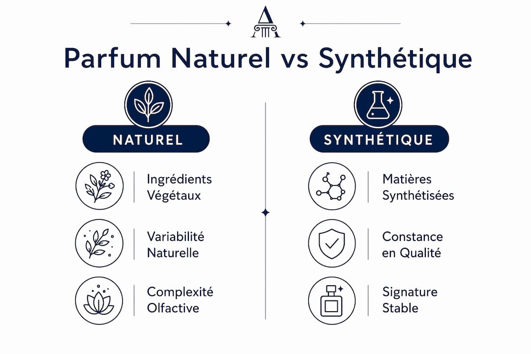 Infographie : le match entre parfums naturels et parfums de synthèse