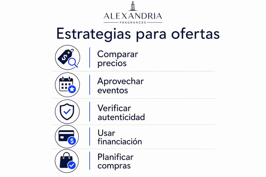 Guía visual con consejos para aprovechar las mejores ofertas en perfumes importados