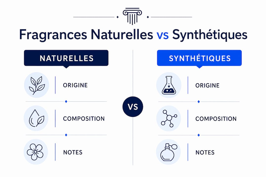 Infographie : le match entre parfums naturels et parfums de synthèse