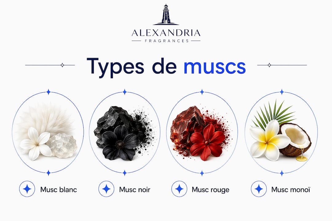 Panorama des différentes familles de muscs et de leurs particularités