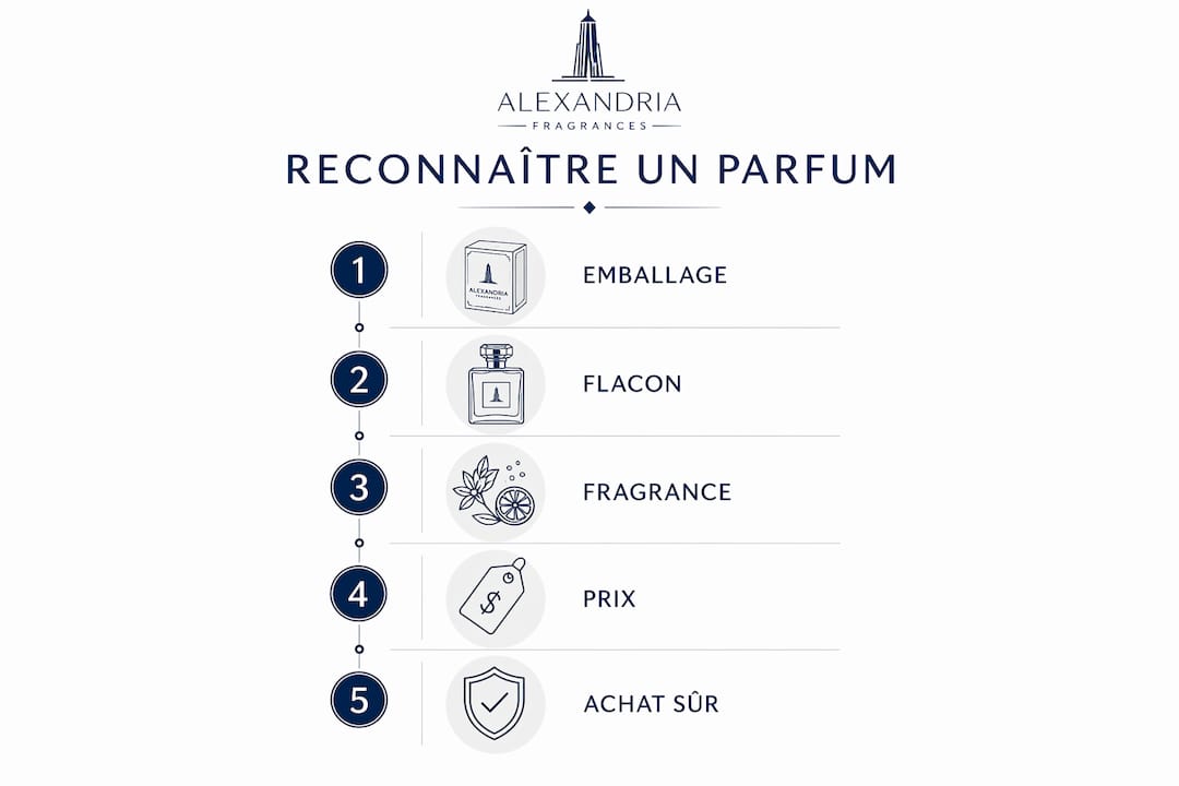 Infographie : les étapes clés pour reconnaître un parfum de qualité
