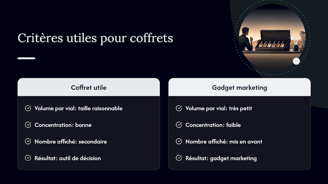 Ce que la plupart des guides oublient sur les coffrets muscs — overview diagram