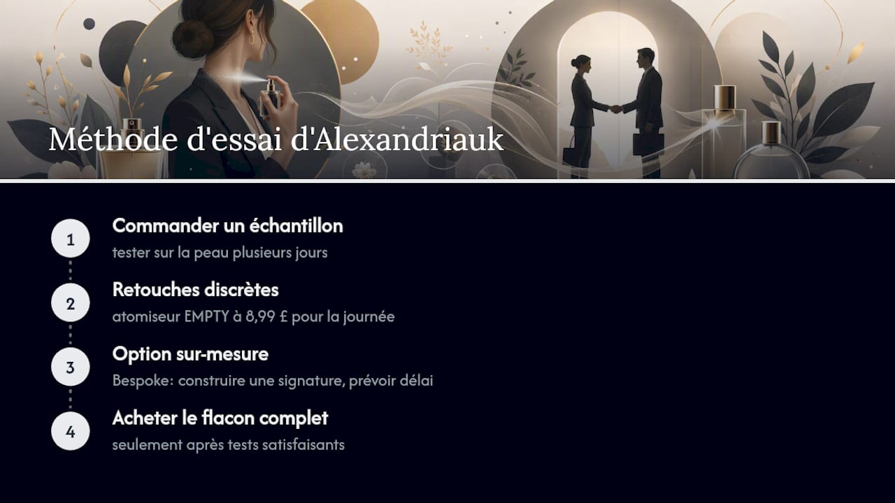 Tester avant d'acheter : la méthode simple d'Alexandriauk — overview diagram