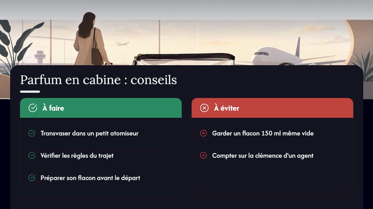 Ce que l'expérience terrain apprend sur le parfum en voyage — overview diagram