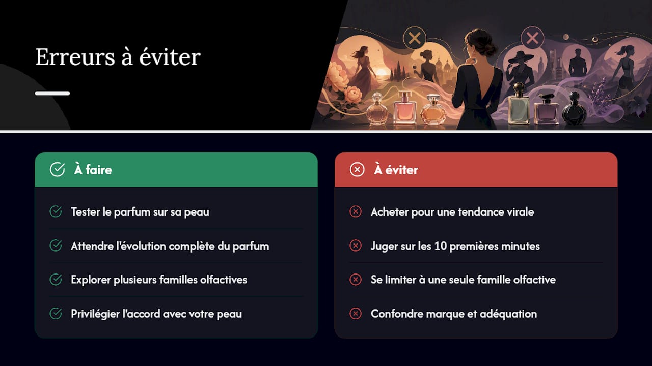 Quelles erreurs évite-t-on en choisissant un parfum selon sa personnalité ? — overview diagram