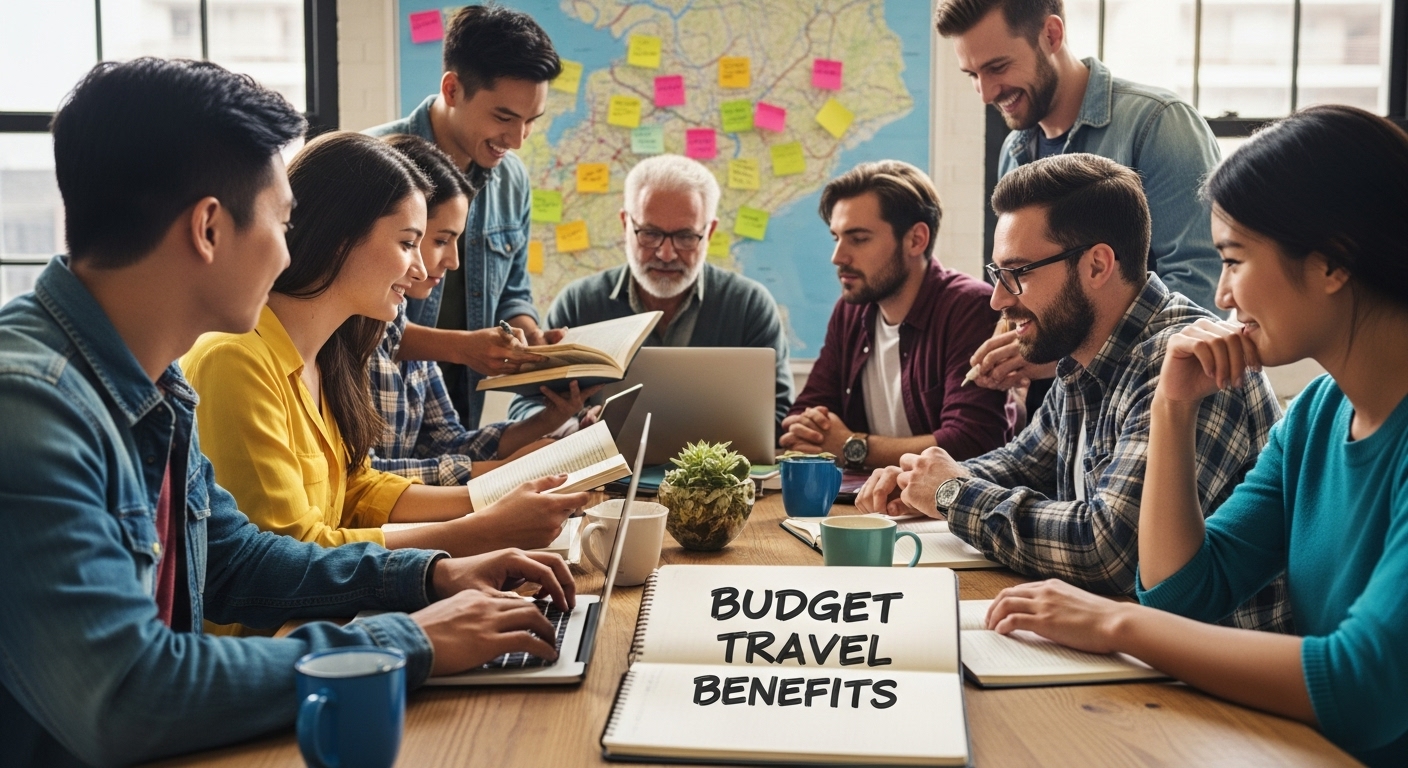 budget travel group planning