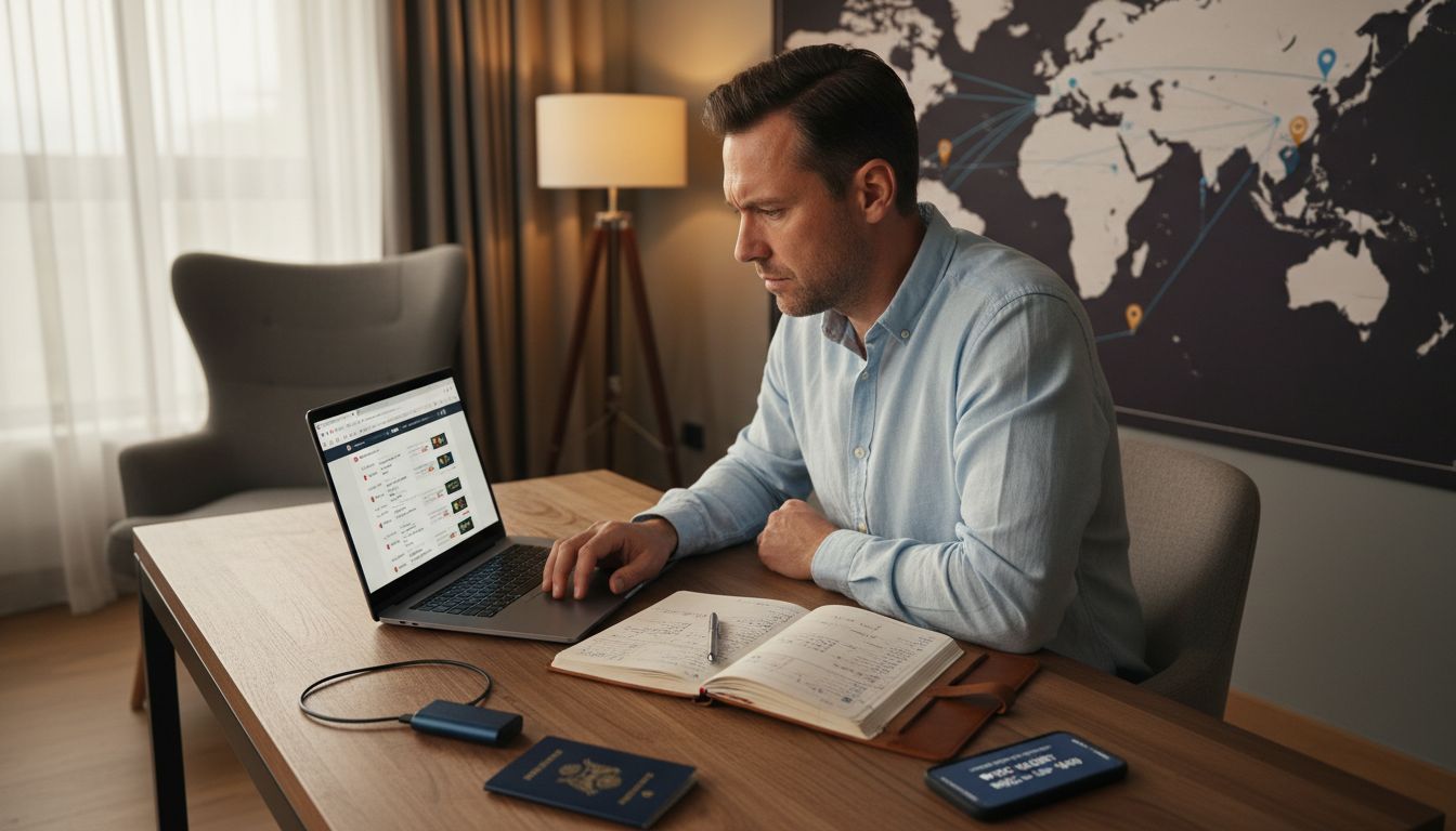 flight booking workspace