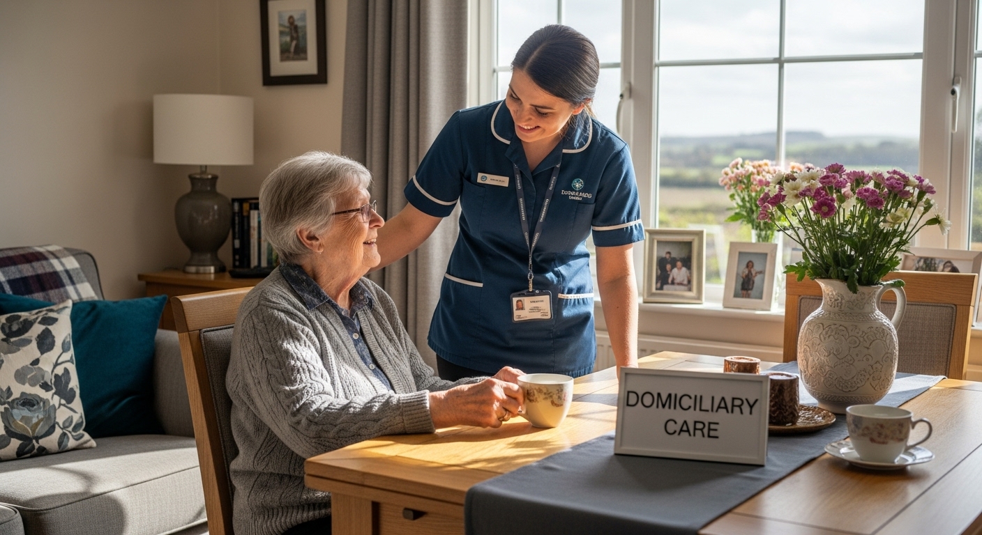 domiciliary care, home support, hero image