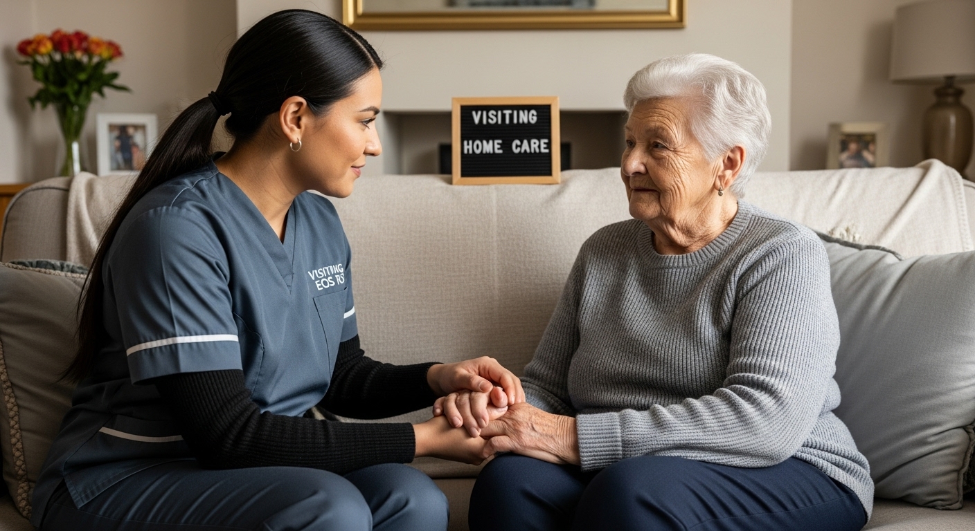 visiting home care family