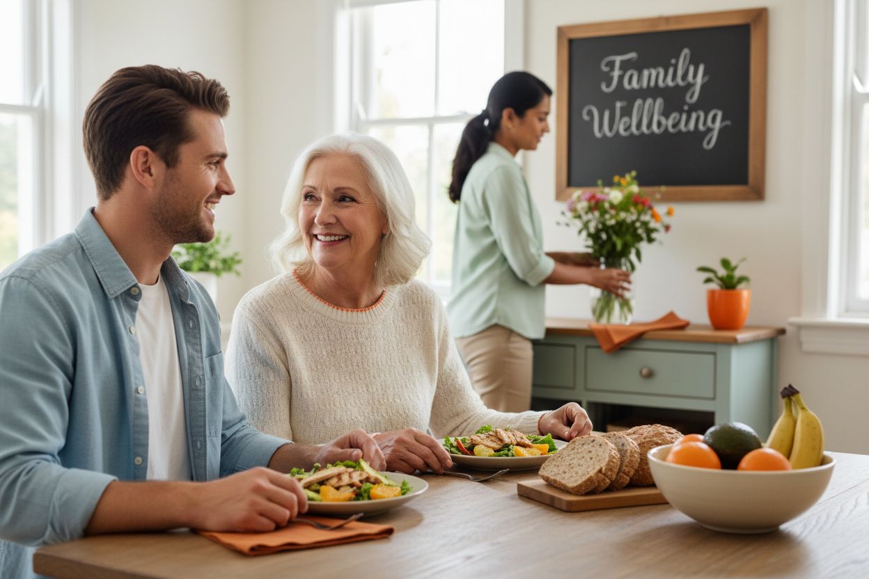 family wellbeing home care image