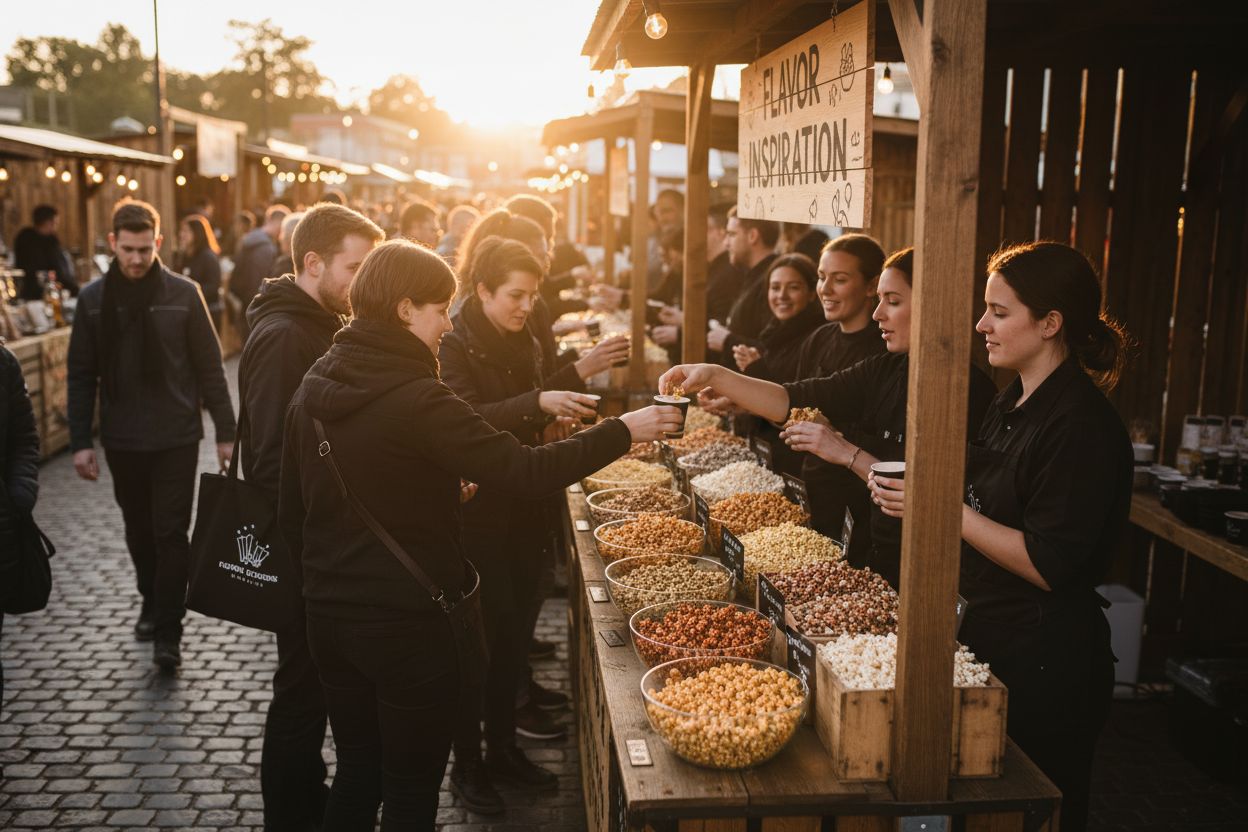 popcorn flavor tasting