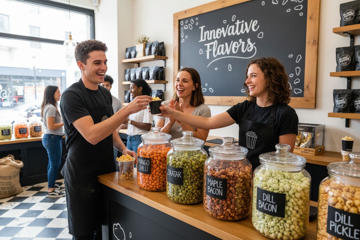 vegan popcorn shop flavors