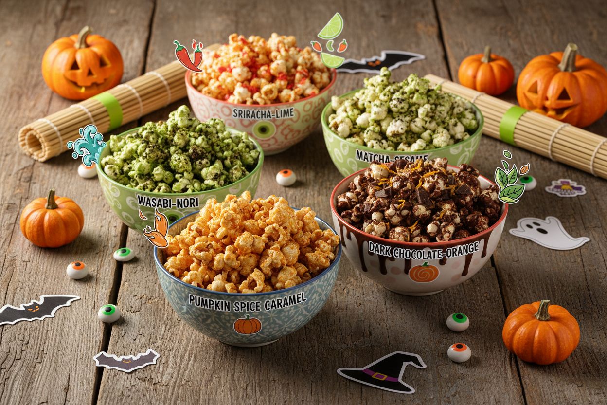 asian inspired vegan popcorn