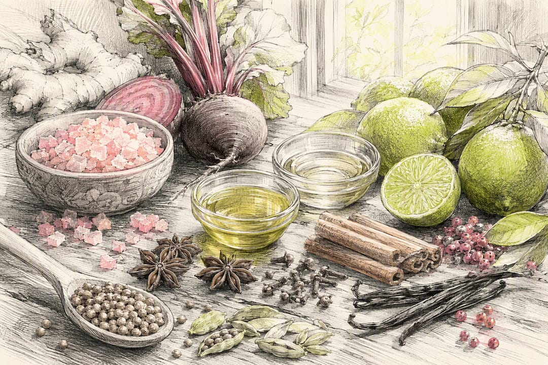 Fresh natural snack ingredients close-up