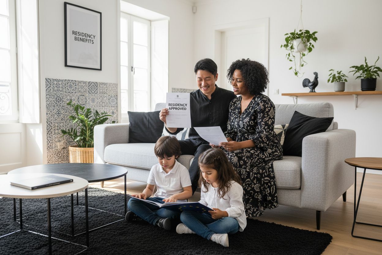 family residency benefits Portugal