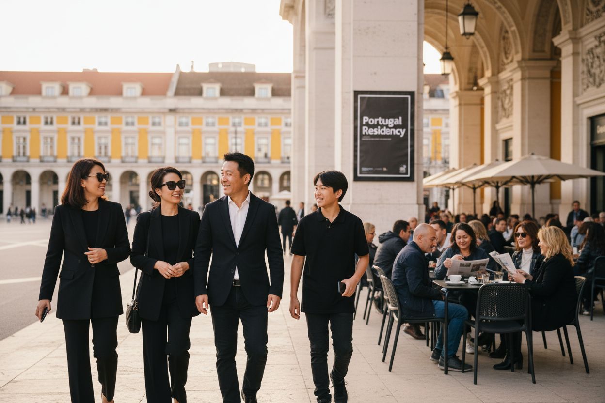Portugal residency investors family