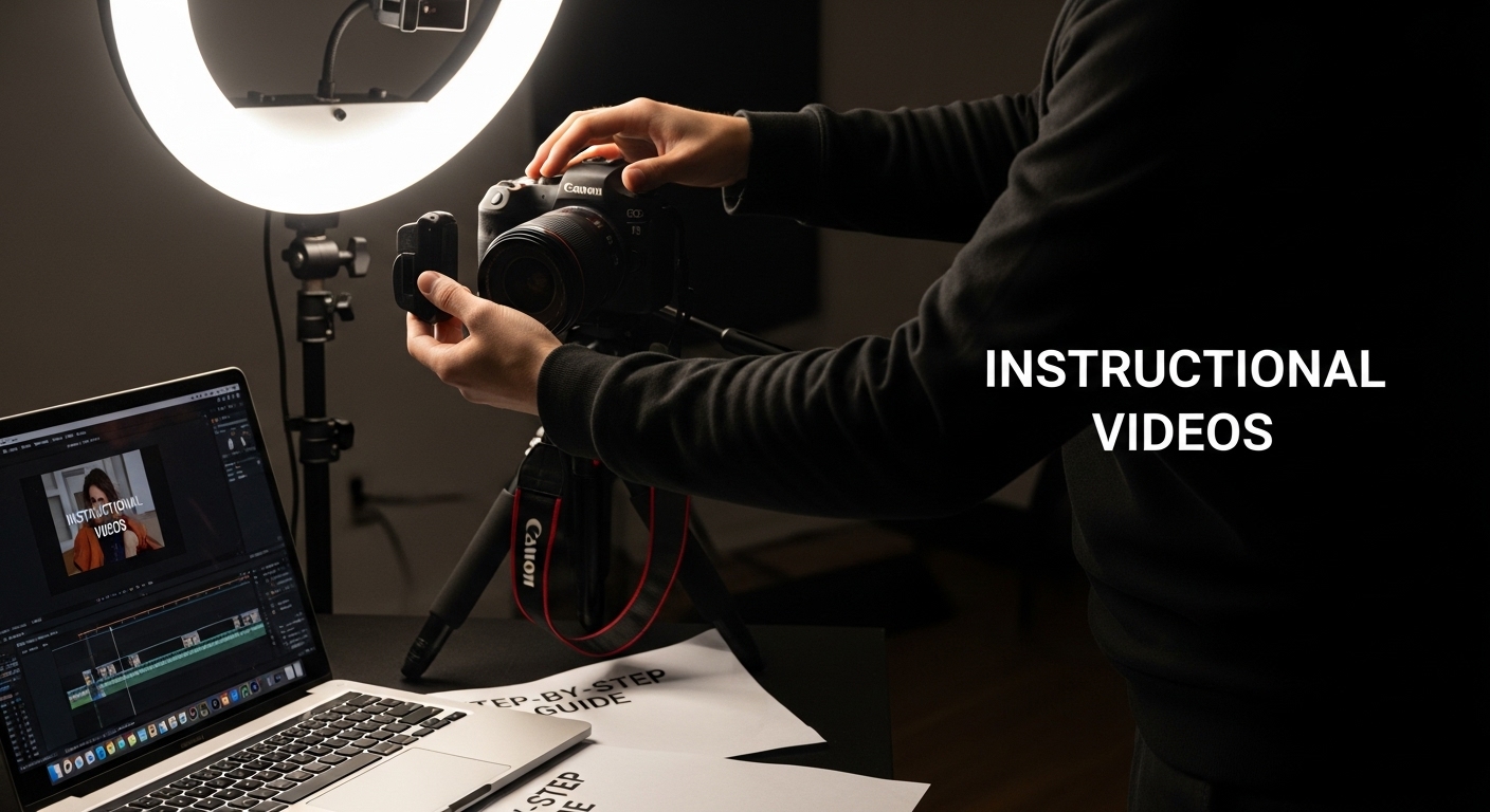 instructional video setup