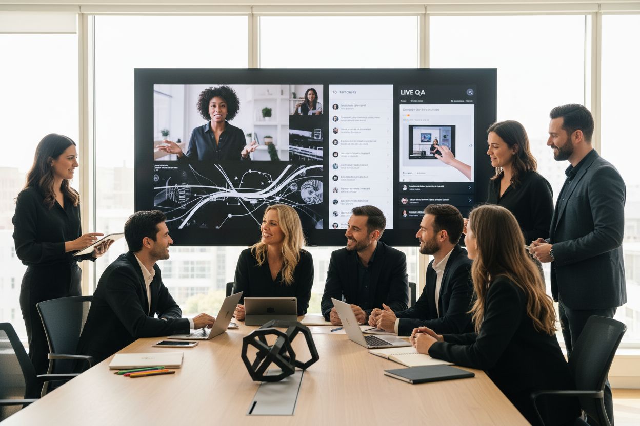 video presentation formats, collaboration, professional education