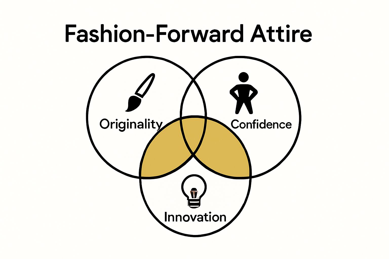 Originality, Confidence, Innovation visual breakdown