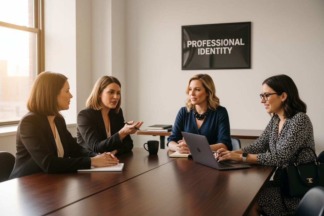 Professional women identity fashion