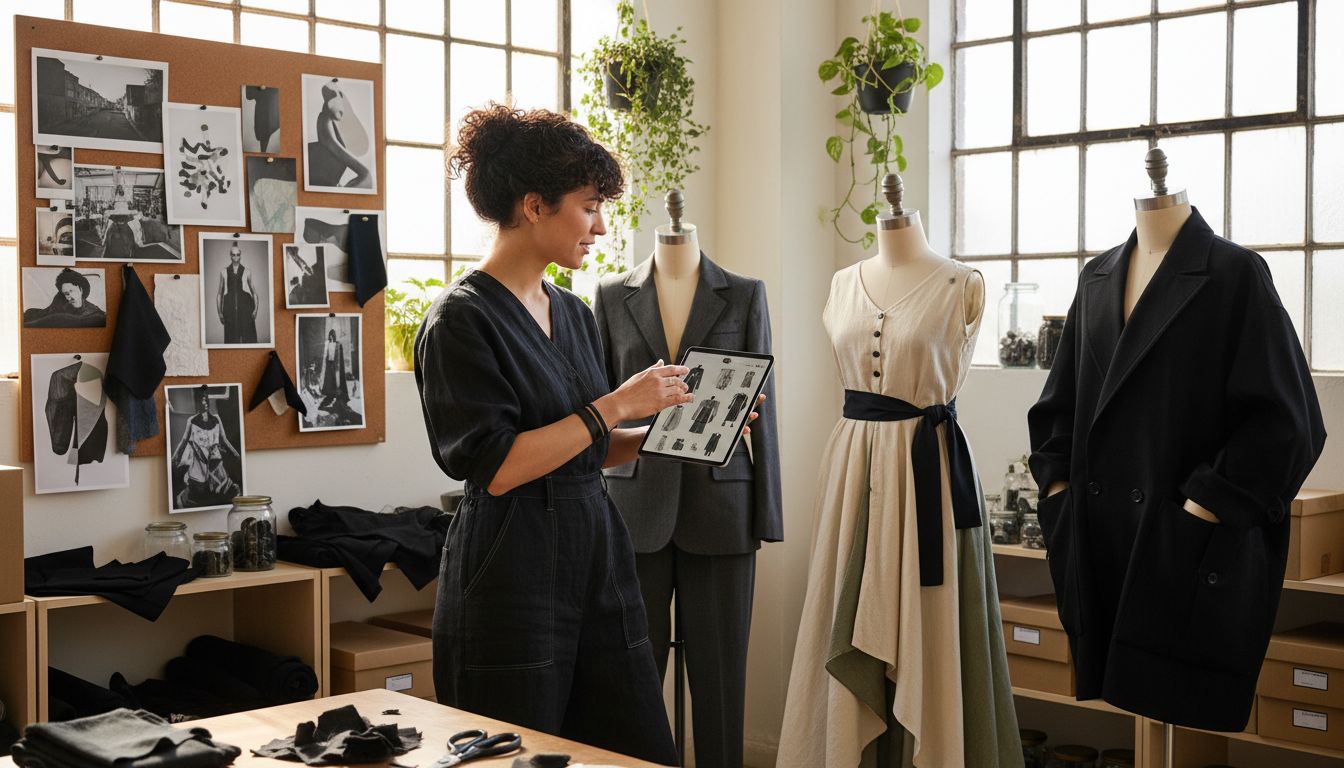 fashion designer workspace