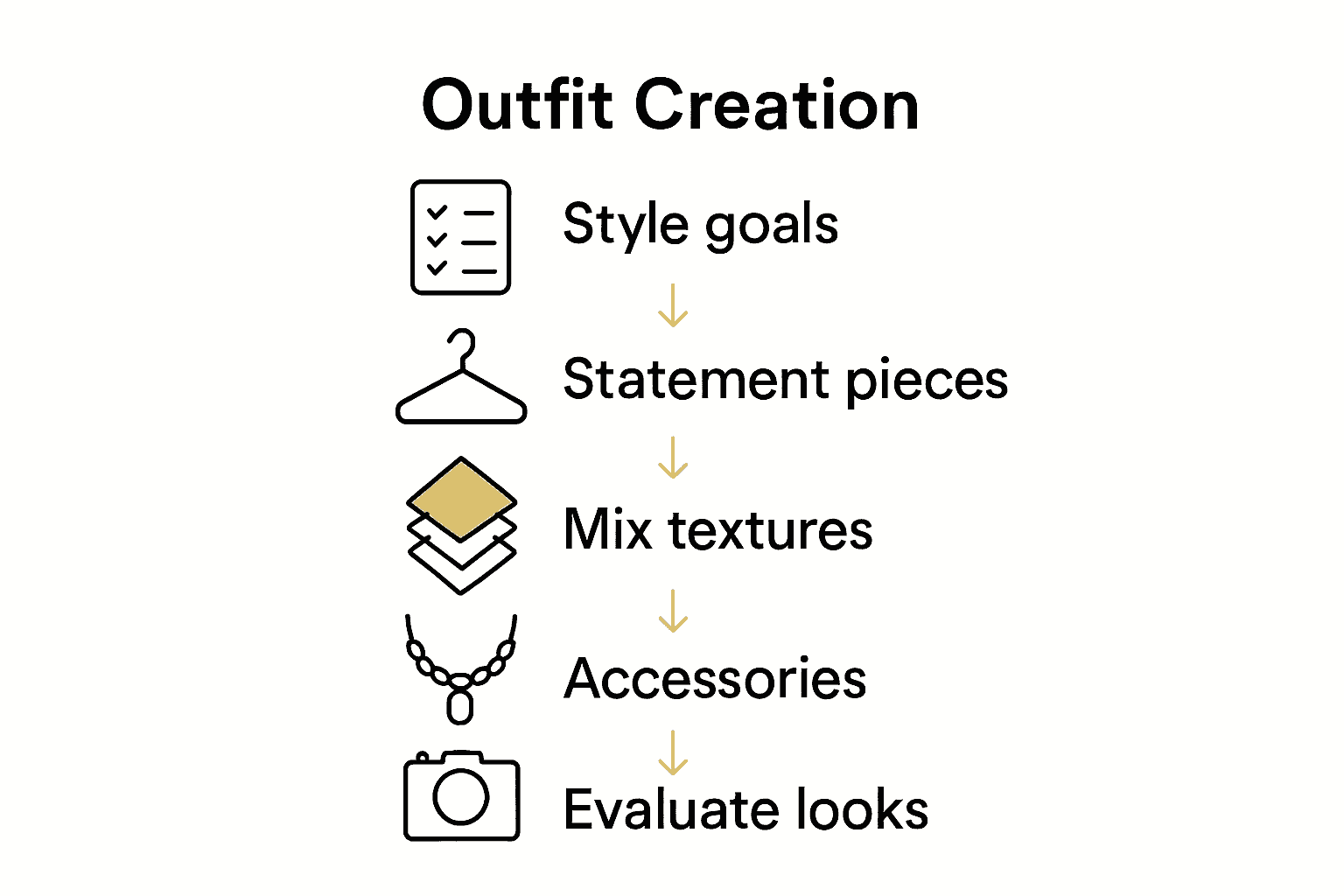 Infographic: Five steps to create bold personal outfits