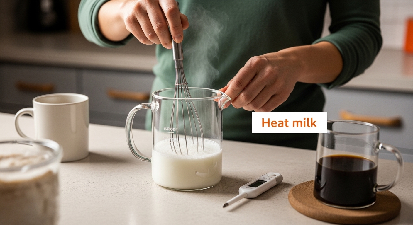 froth milk home