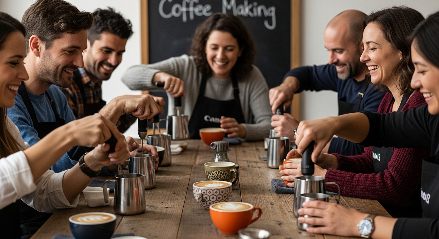 coffee barista milk frother