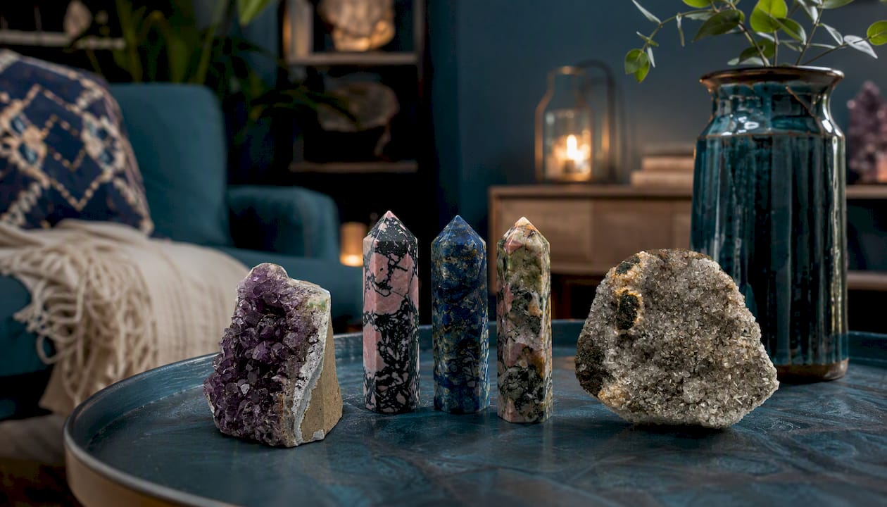 Natural Amethyst Crystal Cluster Tower Approx. 7 cm x 5 cm