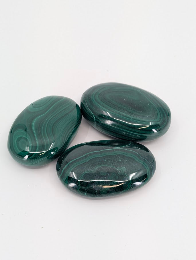 Malachite Palm Stone (Approx. 200 g)