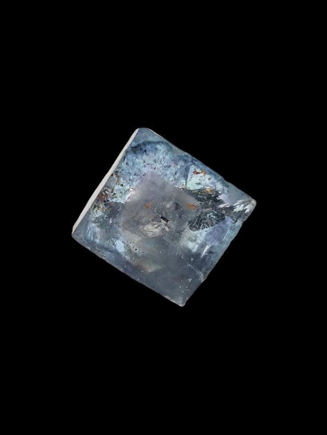 1in. Fluorite Cube with Pyrite – Yaogangxian, China (YGX)