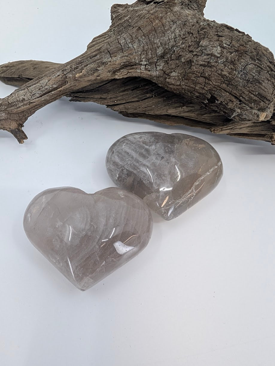 Lavender Rose Quartz Heart