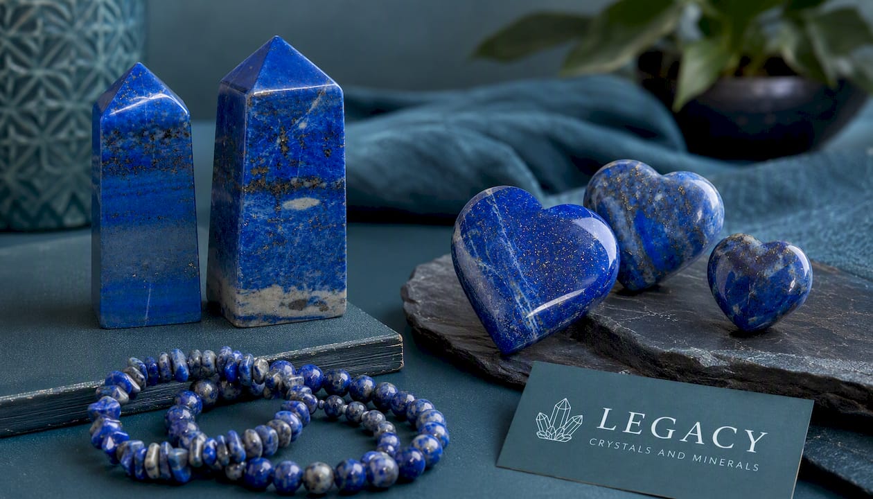 Lapis Lazuli Point – Natural Polished Tower | Intuitively Selected