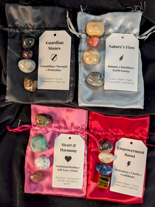 Healing Crystal Intention Sets