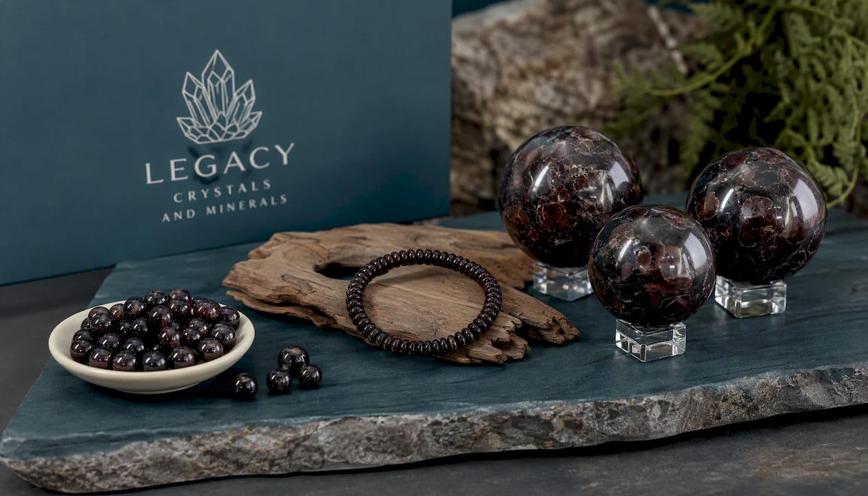 Garnet Mini Spheres — Small, Medium, Large
