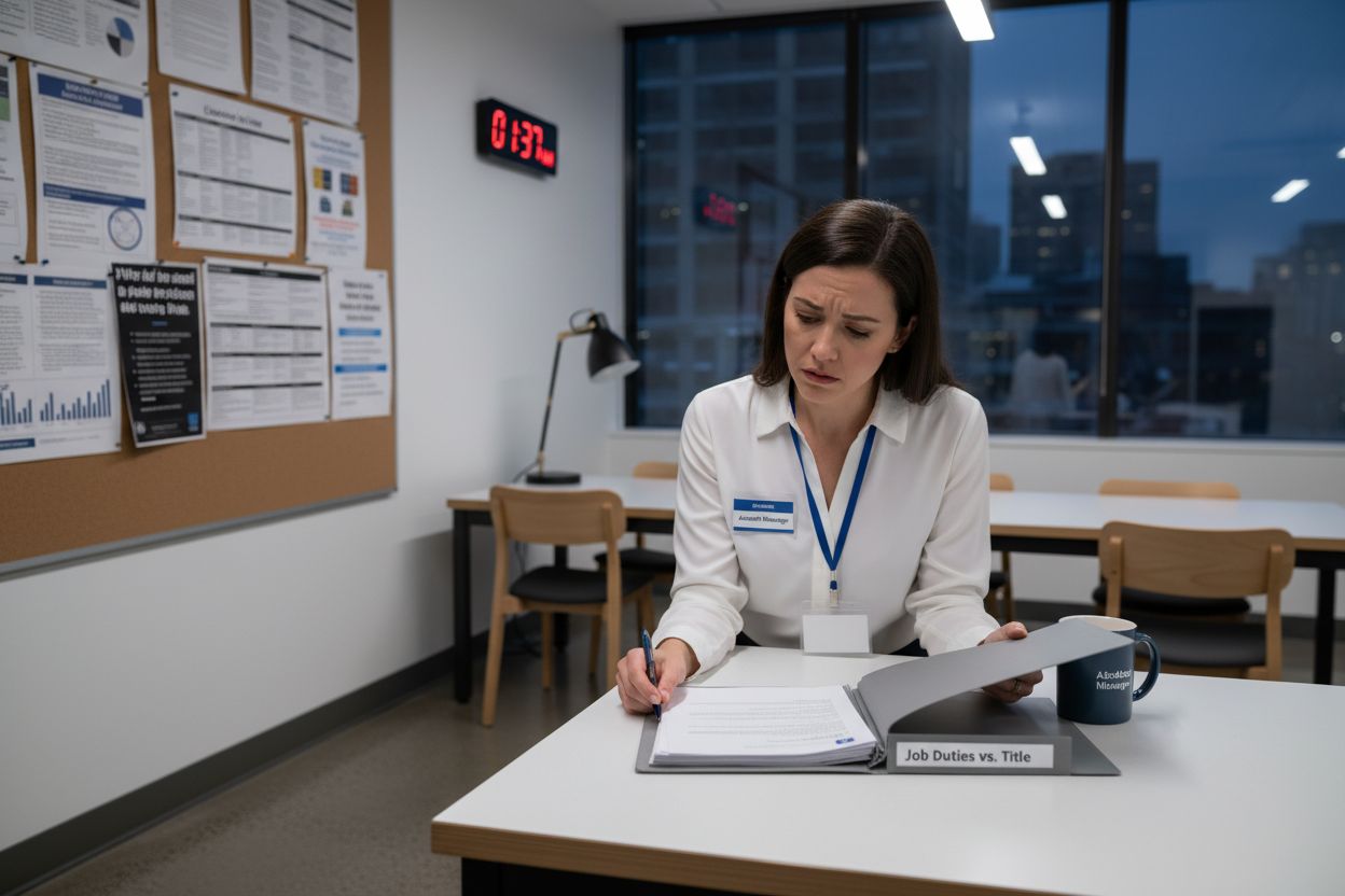 misclassification of managers | Serendib Law Firm