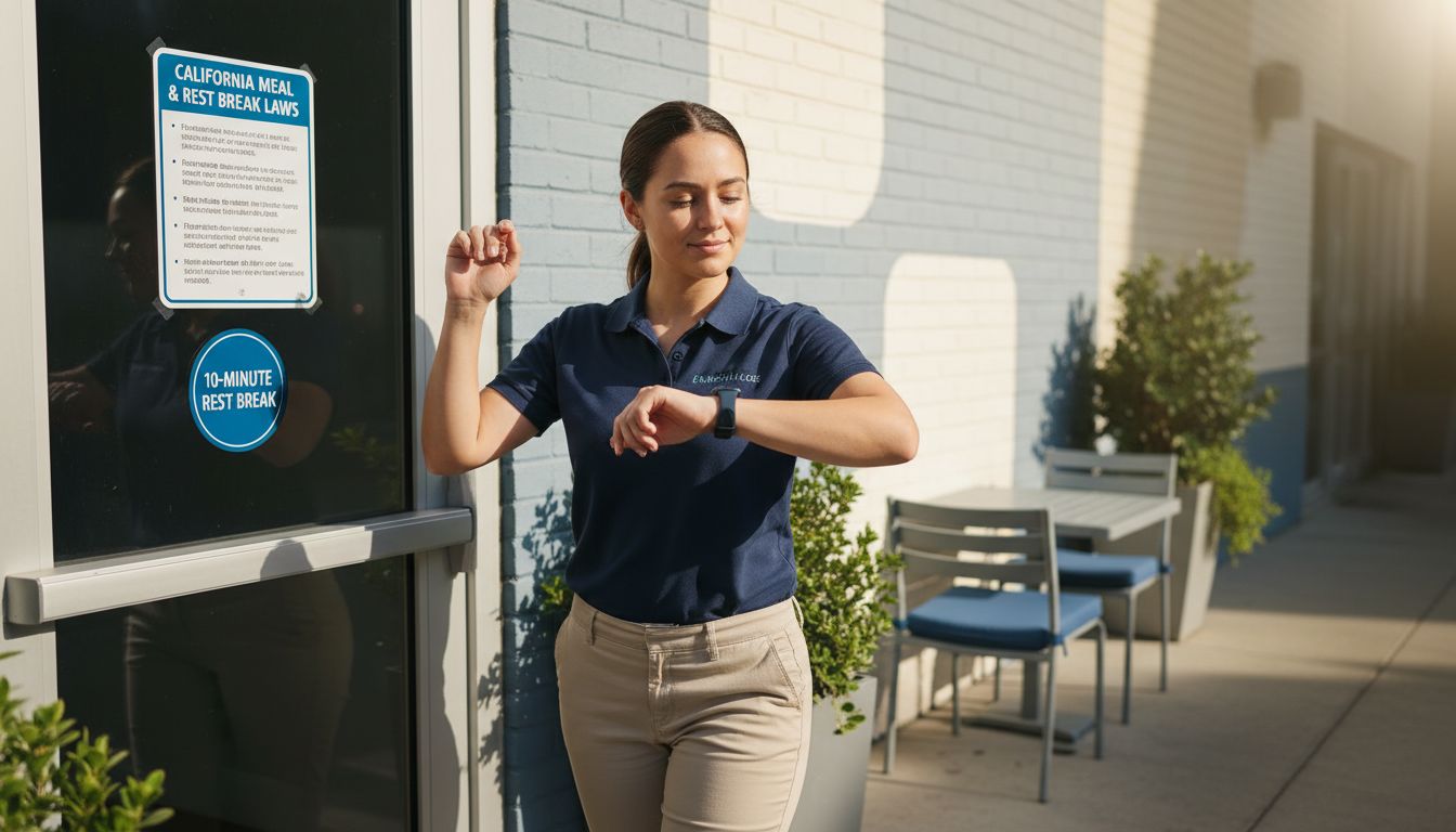 California retail worker break