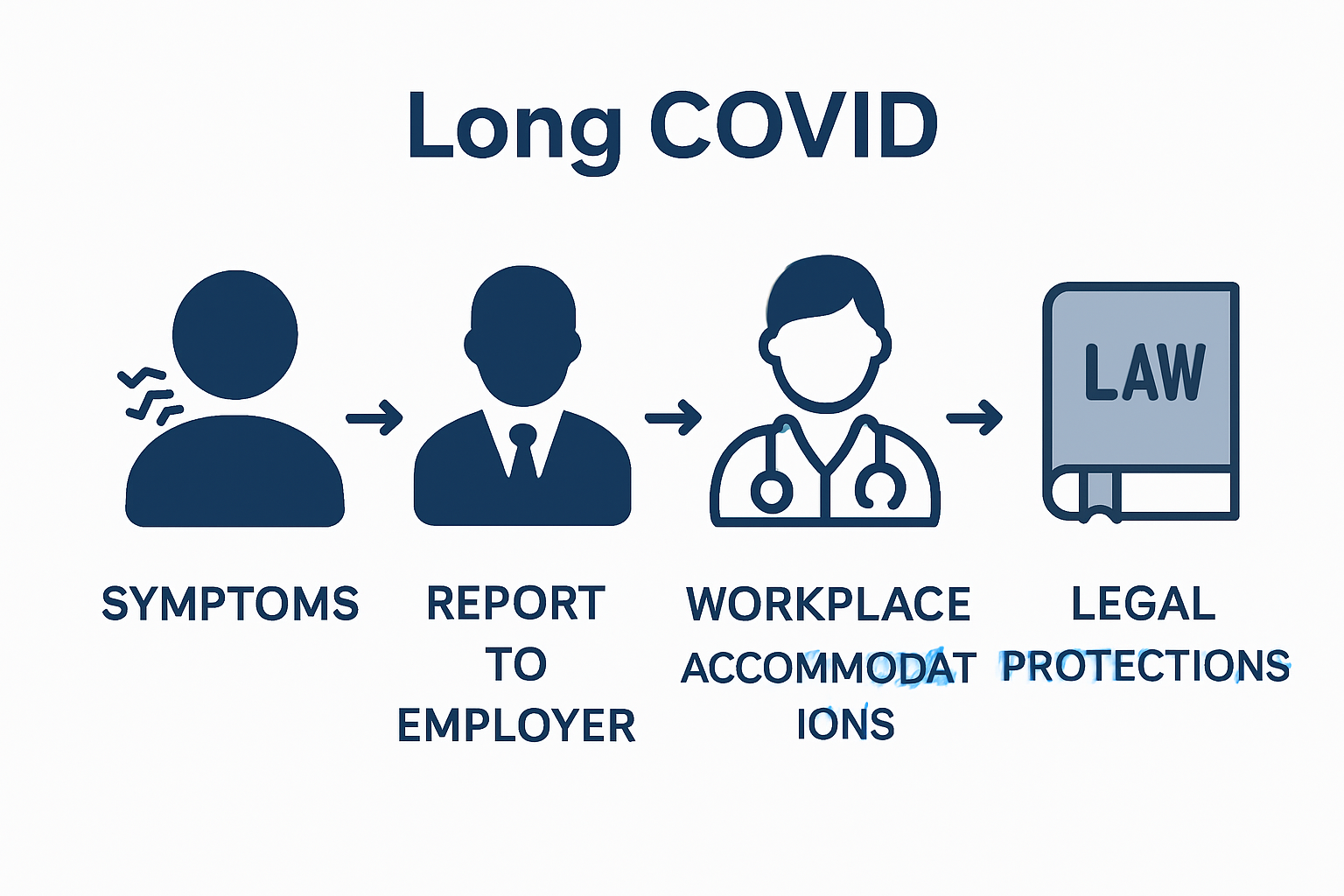 Infographic of Long-COVID rights process