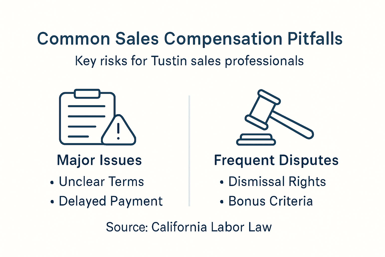 Infographic shows pitfalls in sales compensation
