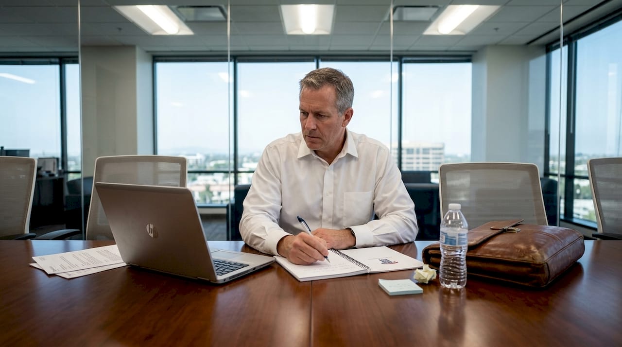 Employee documenting workplace incidents