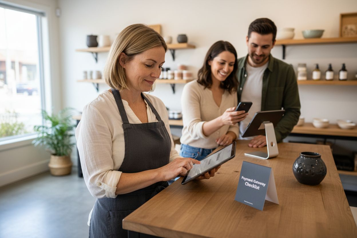 payment gateway checklist retail store owner