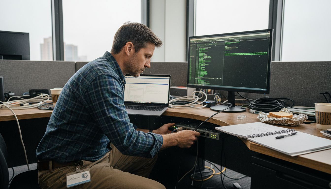 IT specialist integrating payment gateway system