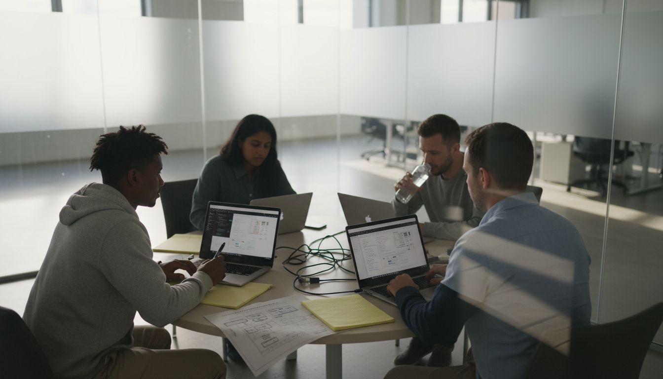 Retail tech team reviews payment integration