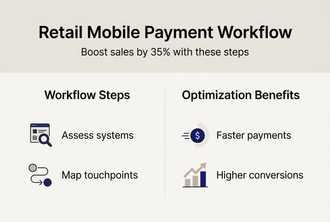 Infographic on retail mobile payment optimization