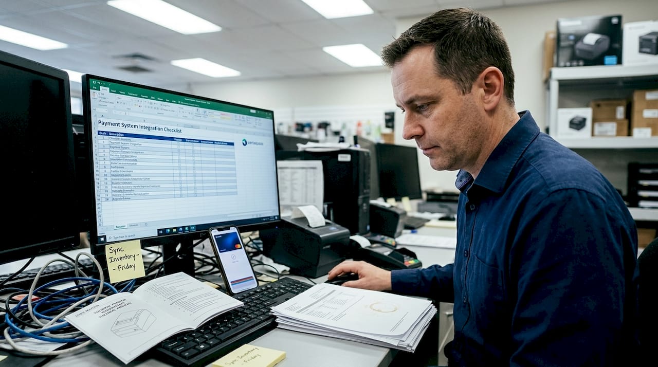 IT specialist integrating retail payment systems