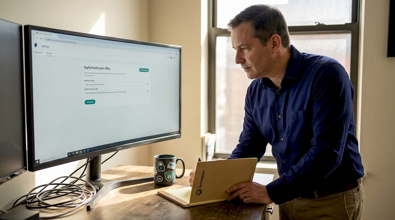 IT manager reviews PayPal firewall settings