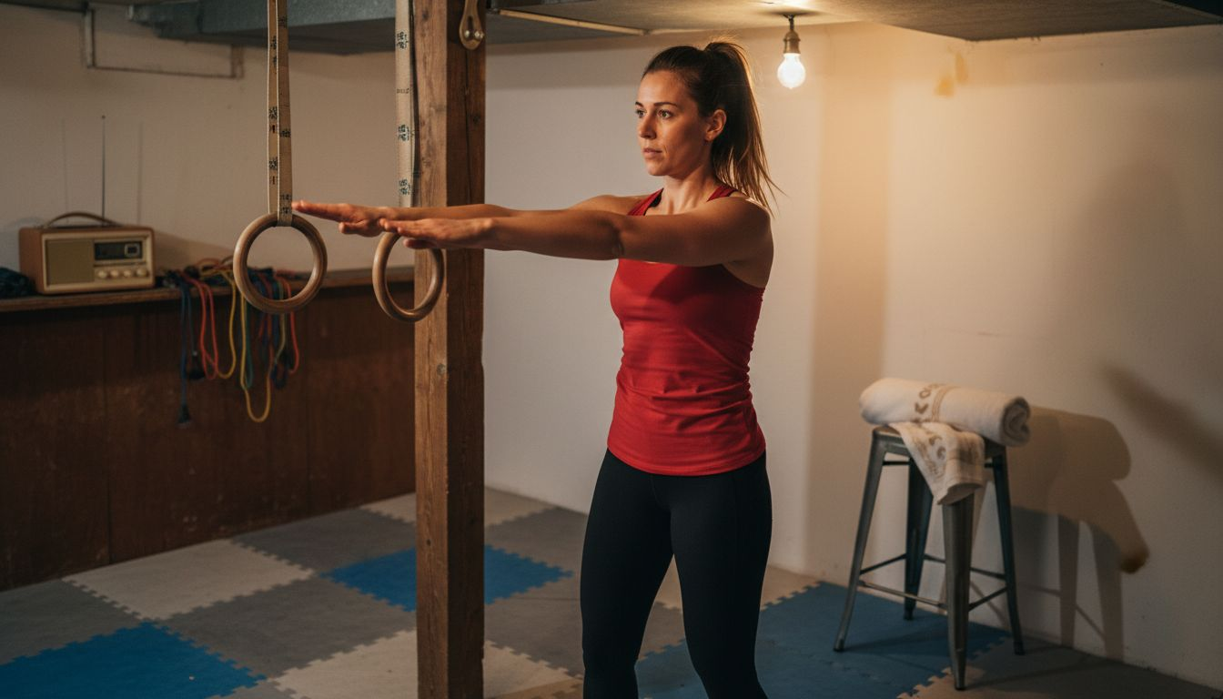 Wooden Gym Rings Workout Steps for Full-Body Strength - Gripnatic