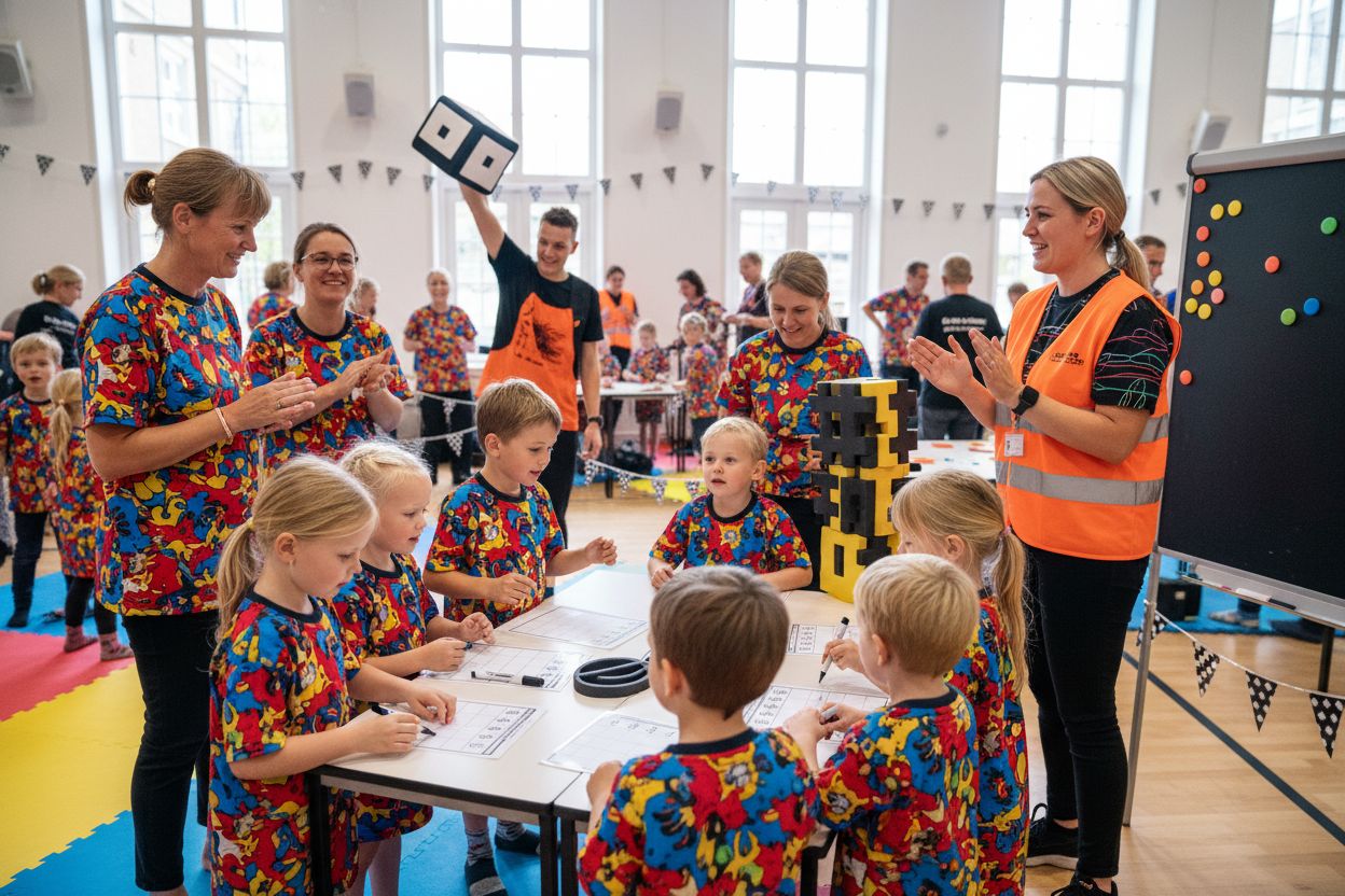groepsspel uitvoering actie
