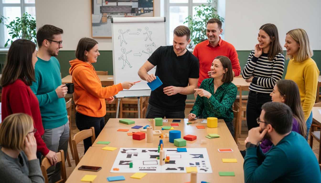 spelregels demonstreren groep