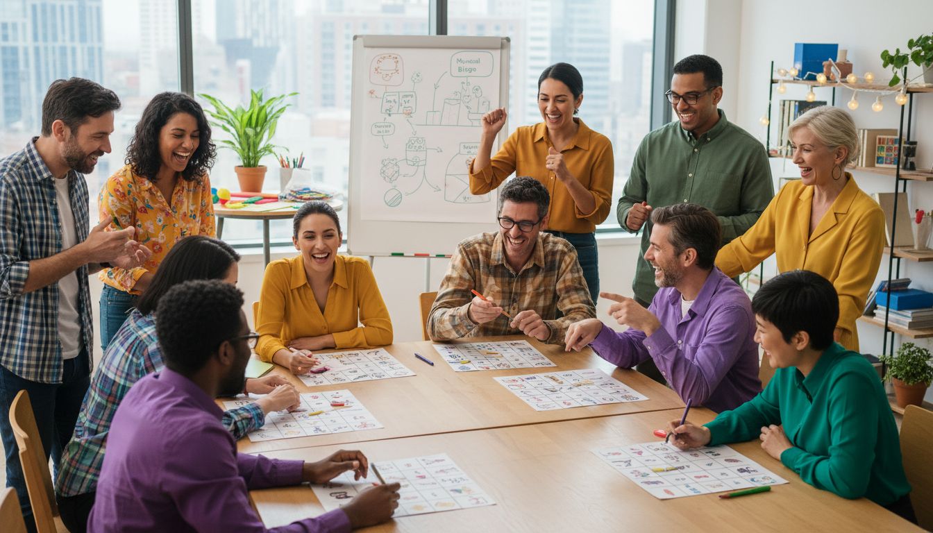 bingo teambuilding setting